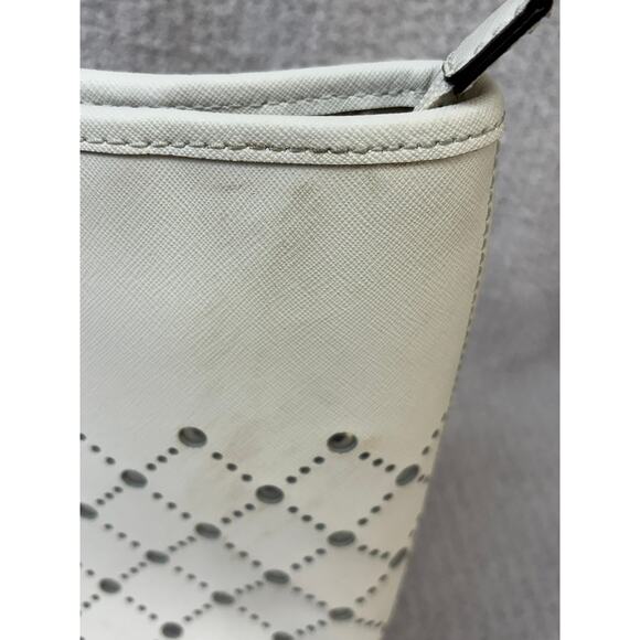 Michael Kors White Large Large Carryall Tote AS IS #62442 - Picture 11 of 16